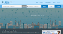 Desktop Screenshot of listaslocales.com