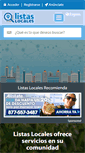 Mobile Screenshot of listaslocales.com