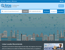 Tablet Screenshot of listaslocales.com
